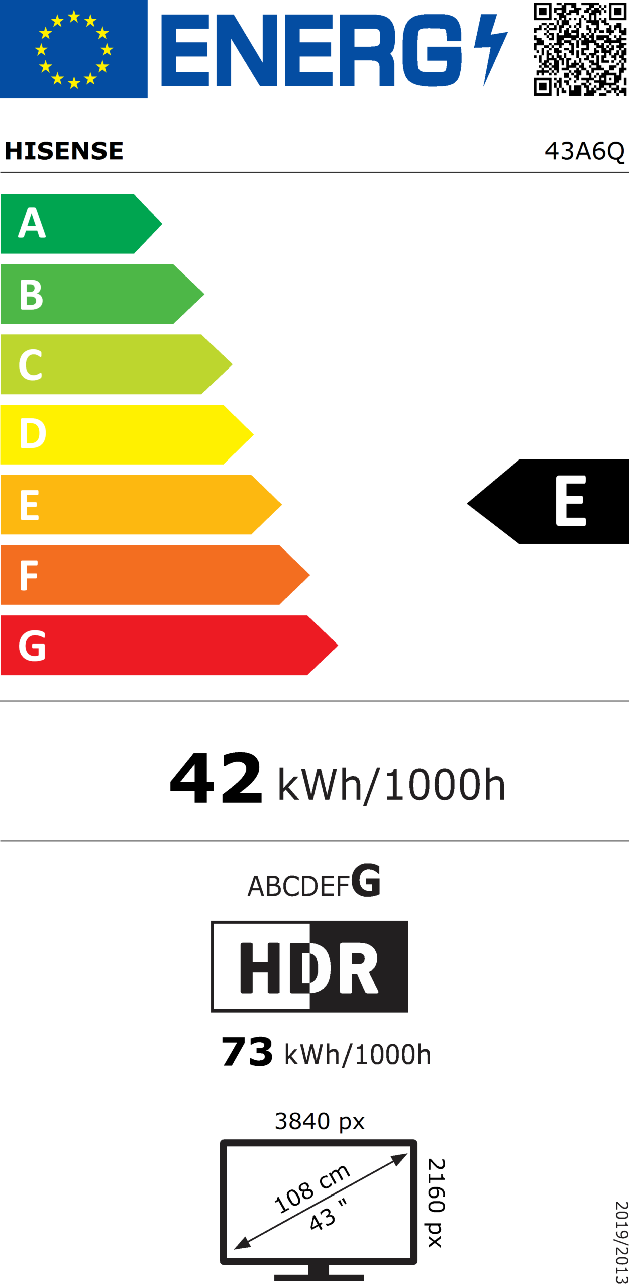 HISENSE TV UHD 43A6Q - slika 4