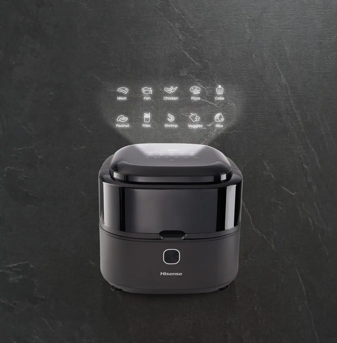 Hisense HAF1350DR cvrtnik na vroč zrak, 6,7 l, črn - slika 2
